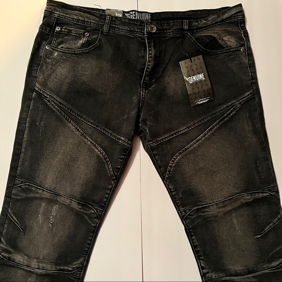 Genuine Fashion Black Jeans 40 X 32 - Picture 1 of 6